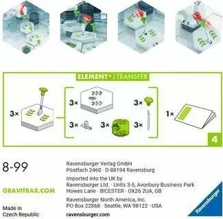 Set zgjerues marble run Ravensburger GraviTrax Transfer (RAT268504)