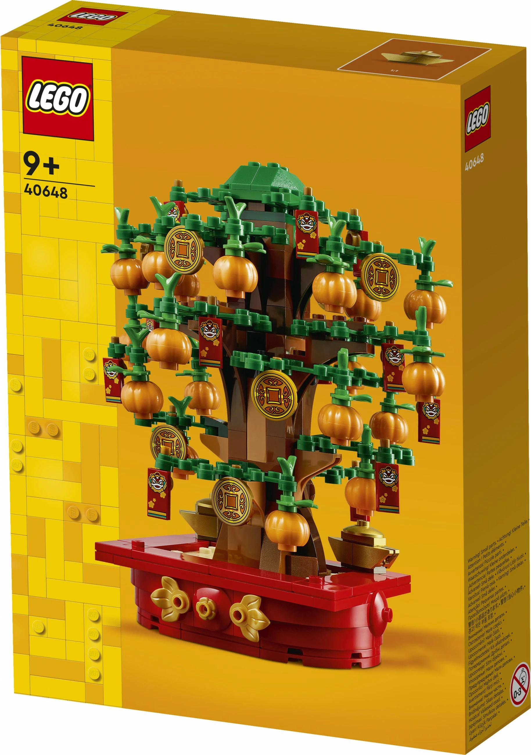 Set LEGO Iconic 40648, pemë dekorative Glückskastanie, për ndërtim, shumëngjyrëshe