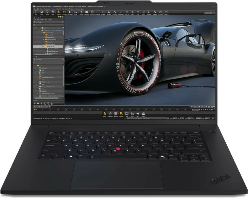 Kompjuter portativ Lenovo ThinkPad P1 Gen 7, Intel Core Ultra 7 165H, 32 GB RAM, 1 TB SSD, RTX 4060, 16" WQUXGA, i zi
