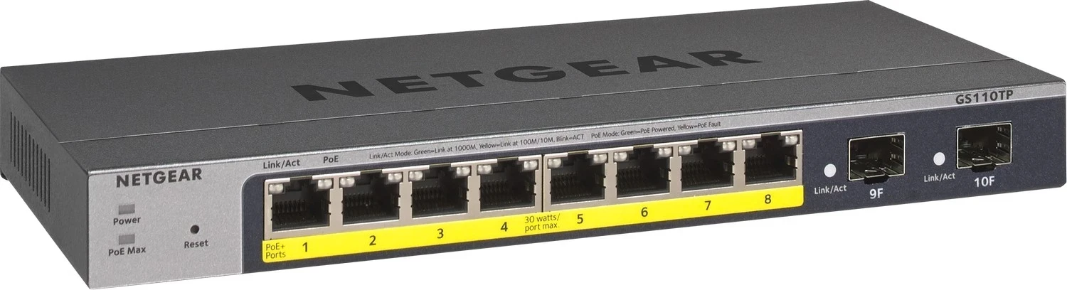 Switch Menaxhues Netgear GS110TP-300EUS