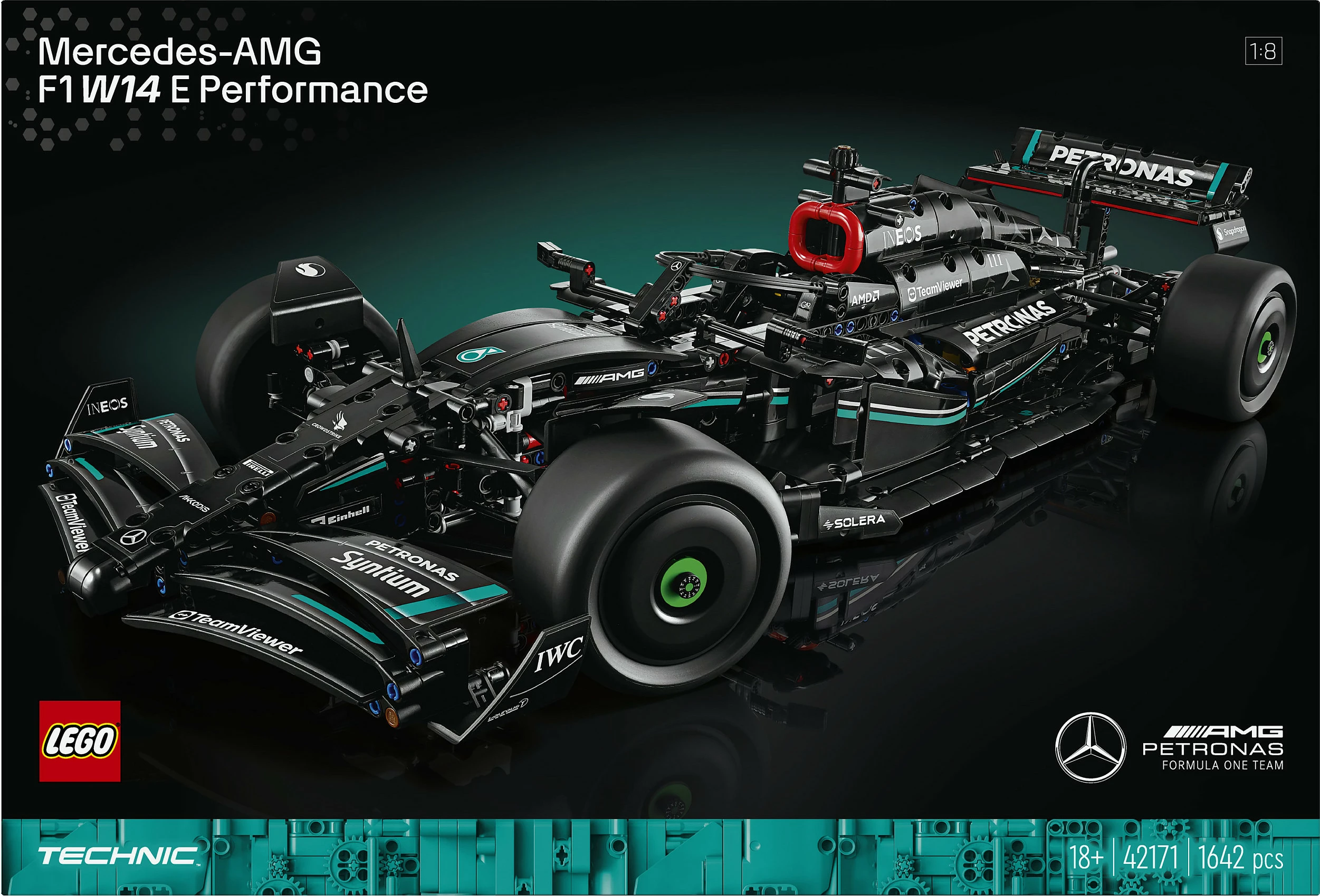 Set ndërtimi LEGO Mercedes-AMG F1 W14 E Performance, 1642 pjesë