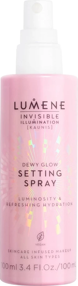 Spray fiksues për femra Lumene Invisible Illumination Dewy Glow, 100ml