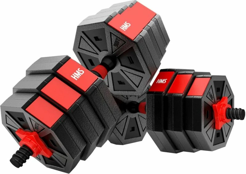 Set pesha dore dhe shufër HMS, uniseks, të kuqe/zeza