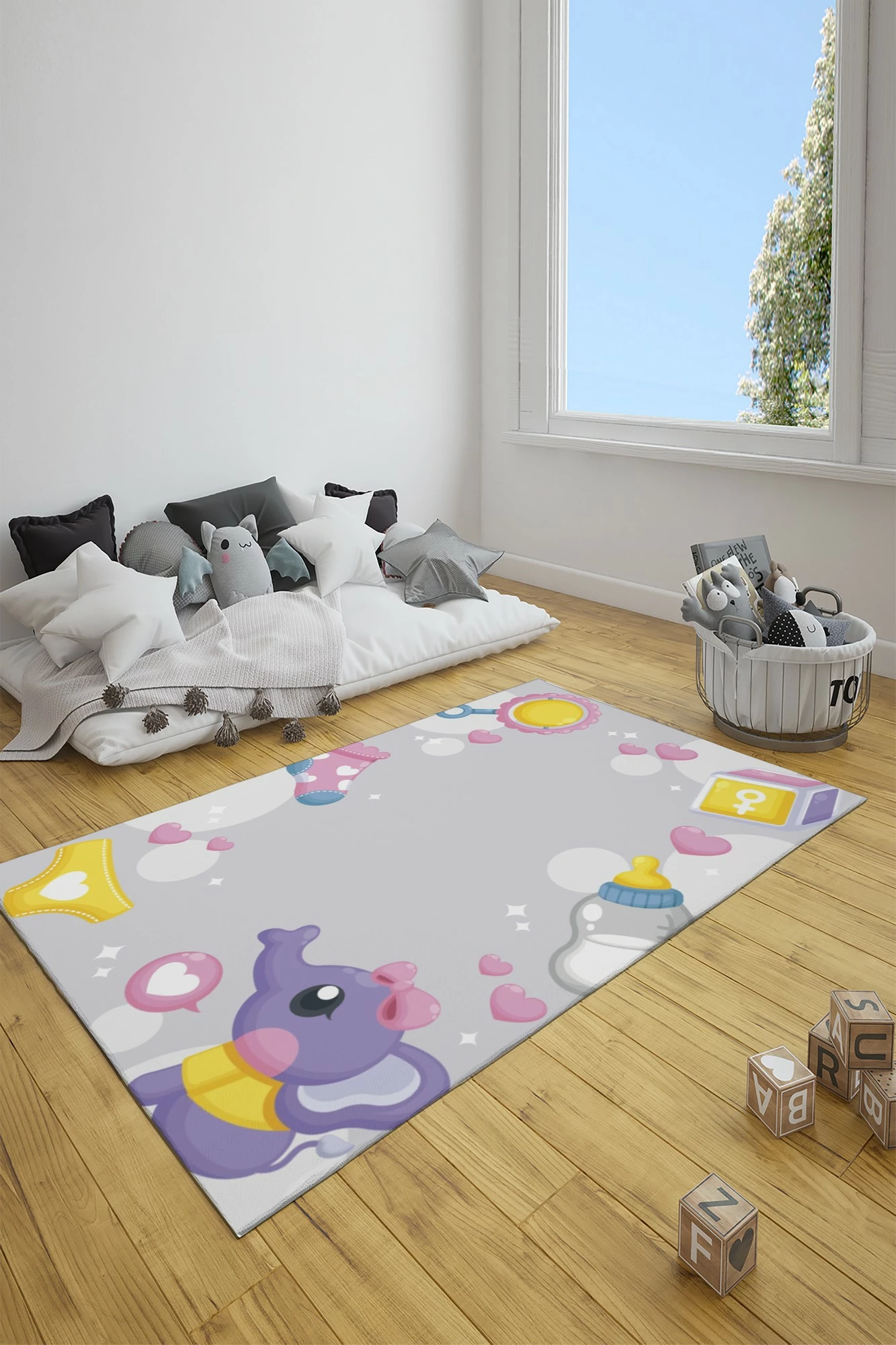 Qilim multingjyrësh për fëmijë, 180x280cm, Conceptum Hypnose CT-3064
