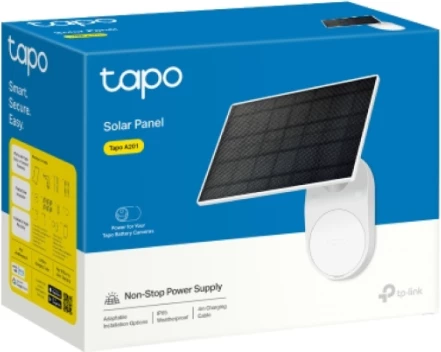 panel solar TP-LINK Tapo A201 5.2W IP65, set me kabllo zgjatëse 3.8 m