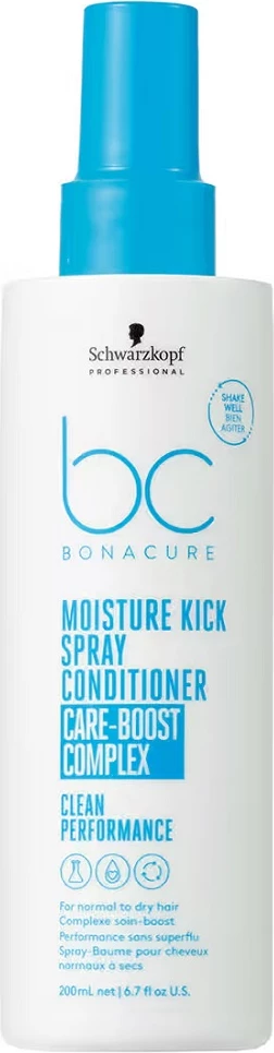 Spray balsam për flokë Schwarzkopf Professional BC Bonacure Moisture Kick për femra 200ml