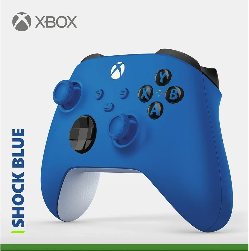 Gamepad Microsoft Xbox Wireless Controller, Bluetooth/USB, për Xbox One/One S/One X, Blu