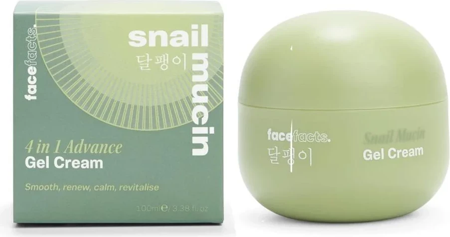 Face Facts Snail Mucin 4 in 1 Gel Cream - 100ml