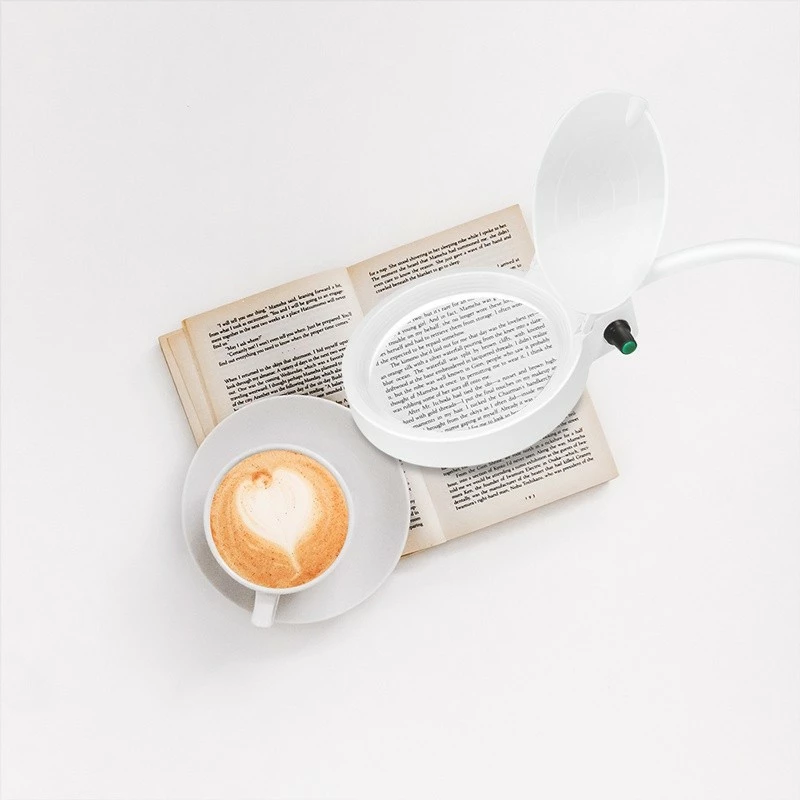 Lupë ndriçuese me bazë LogiLink WZ0067, 8/36 dioptri, e bardhë