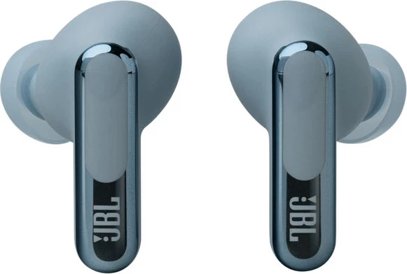 Kufje JBL Live Beam 3, true wireless, ANC, Smart Charging Case me ekran, 48 orë, Blu