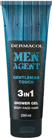 Xhel dushi 3n1 për burra Dermacol Men Agent Gentleman Touch 250ml