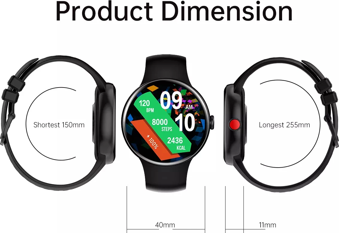 Orë e mençur Linwear LA13 AMOLED, rozë