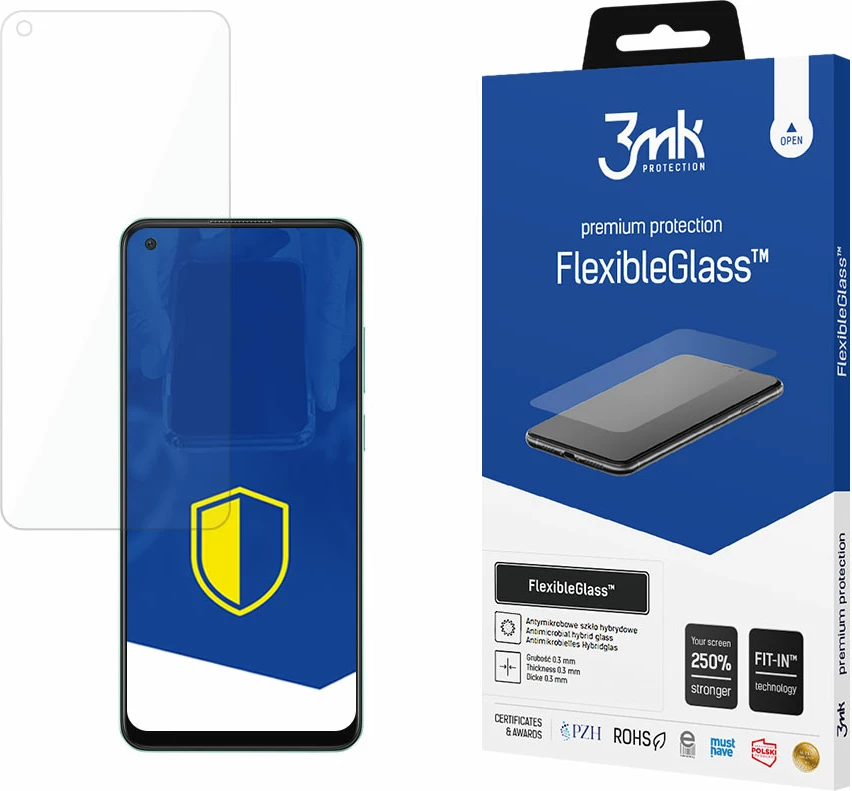 Mbrojtës ekrani 3mk FlexibleGlass për Oppo A78 4G, ultra i hollë, antibakterial