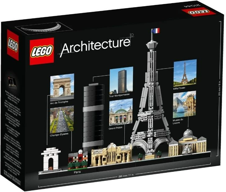 Set LEGO Architecture Paris 21044, 649 pjesë