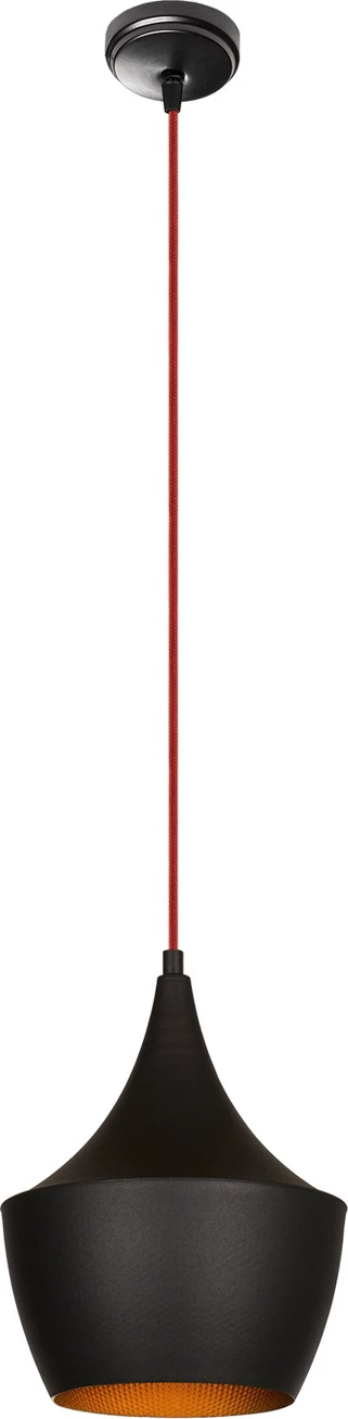 Llambë tavani Opviq Elmas, e zezë dhe e kuqe, 23x130cm
