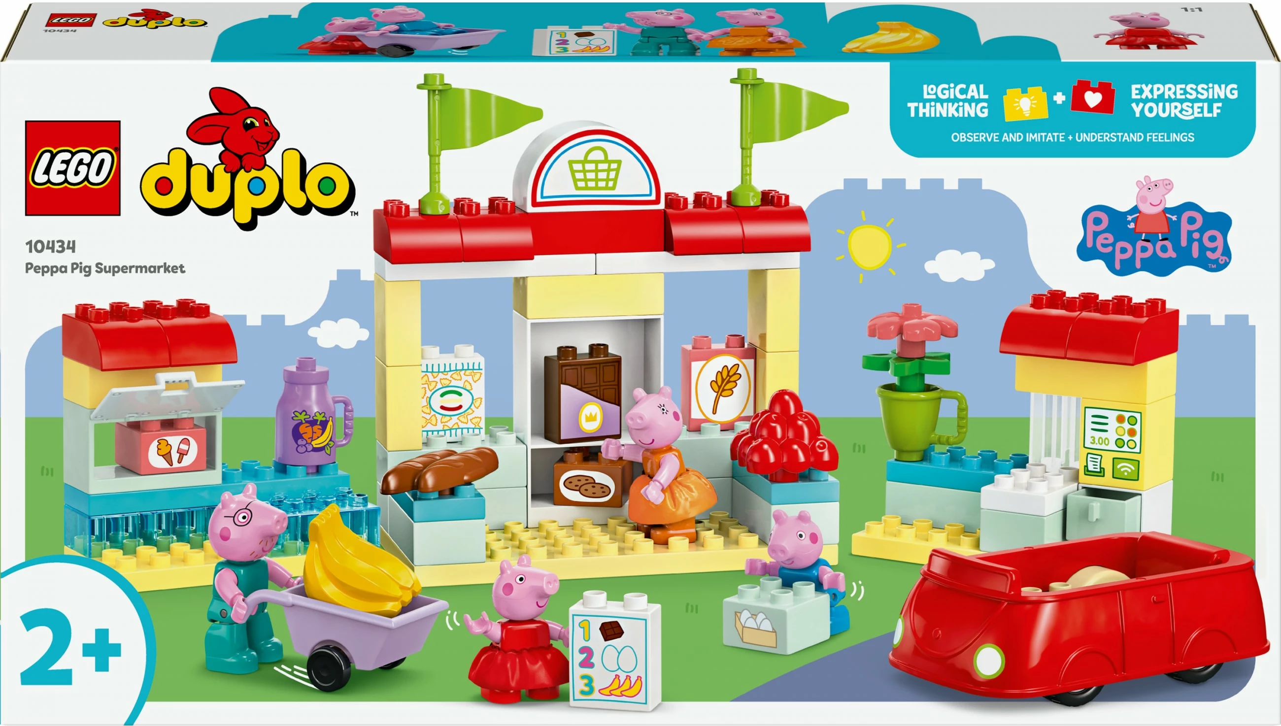 Set lodrash LEGO Duplo 10434 Peppa Pig Peppas Supermarkt