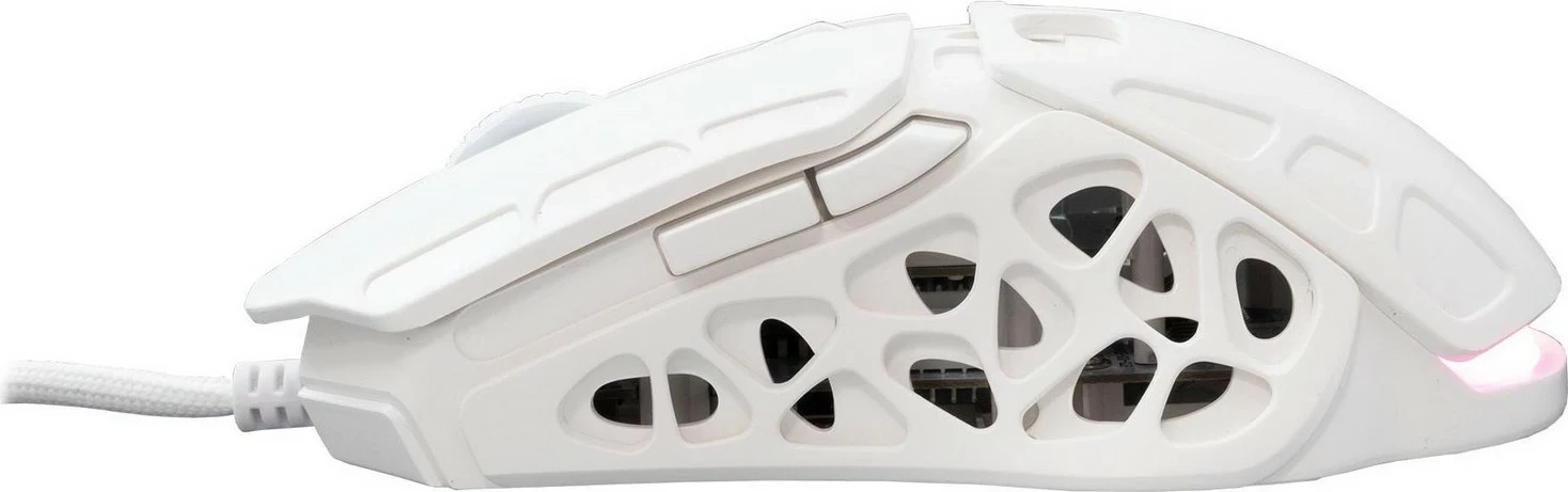 Maus gaming White Shark Ector GM-5016, 12400 DPI, RGB, i bardhë