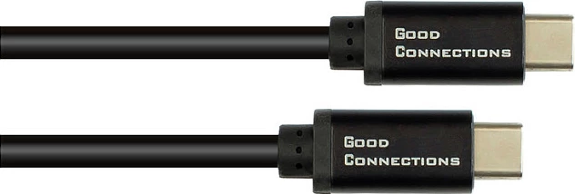 Kabllo USB-C GoodConnections 2213-SF005S, 0.5 m, USB 2.0, PD 100W (5A), e zezë