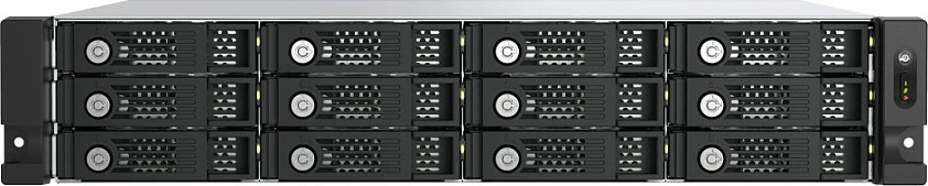Kasë ekstensioni QNAP TL-R1200PES-RP, 12 vende, 2U, PCIe, SATA, e zezë/gri