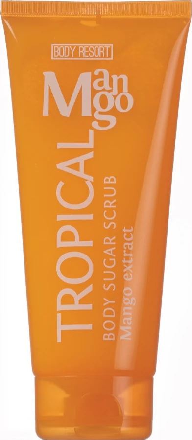 Scrub për trup Body Resort Orange Sugar me ekstrakt mangoje për femra, 250g