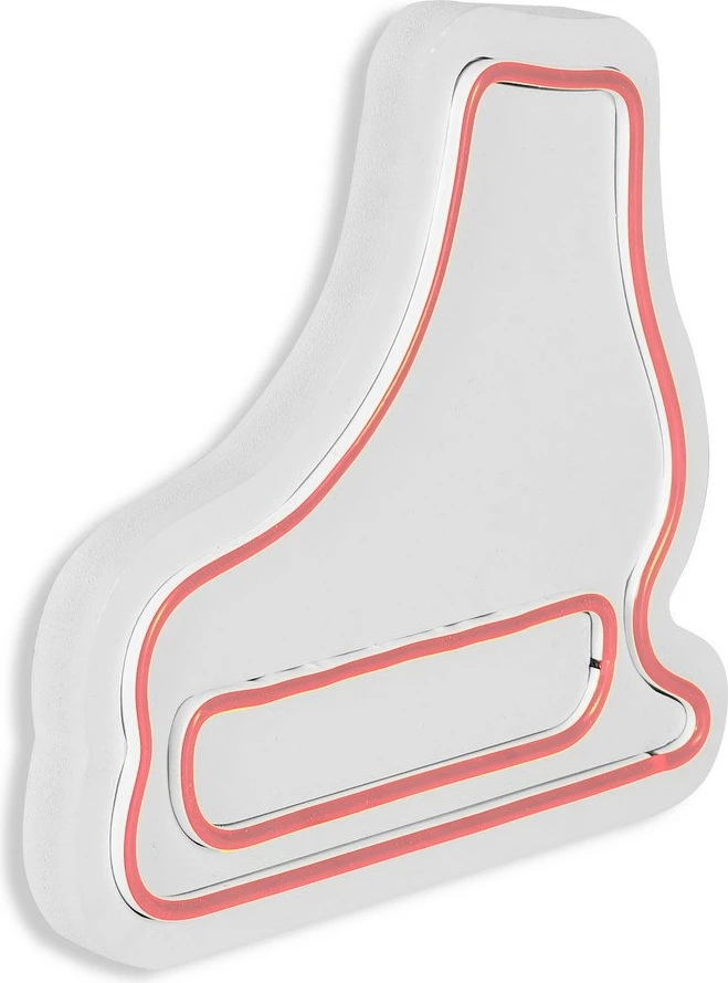 Dritë dekorative LED, plastikë, formë patine akulli, ngjyrë rozë - 8