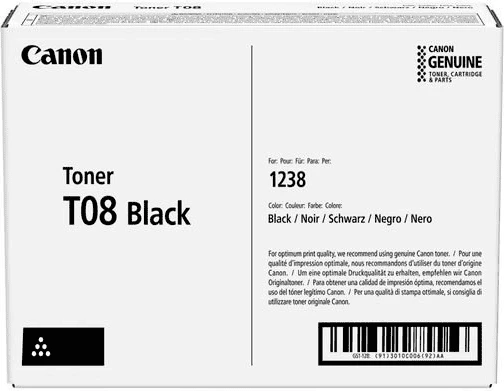 Toner, Canon, T08 (3010C006), rendiment 11000 faqe, i zi