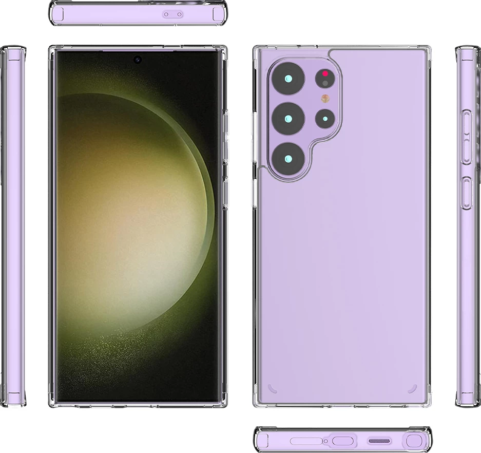 Mbështjellës ONASI Clear Case 1.8 mm për Samsung Galaxy S25 Ultra 5G, transparent