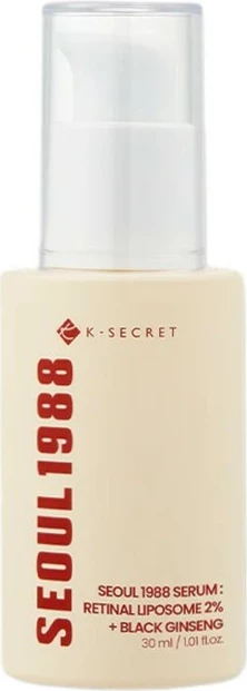 Serum fytyre K-SECRET Seoul 1988 Retinal Liposome 2% Black Ginseng për femra, 30ml