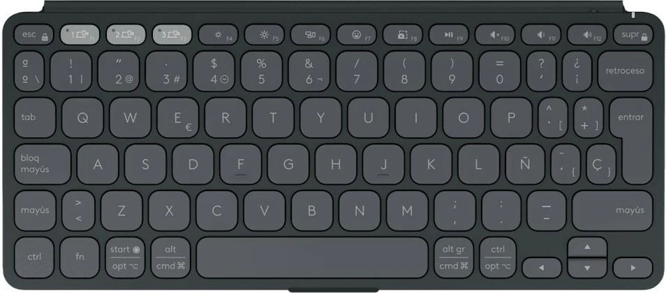 Tastierë Logitech Keys-To-Go 2, Bluetooth, QWERTZ, grafit