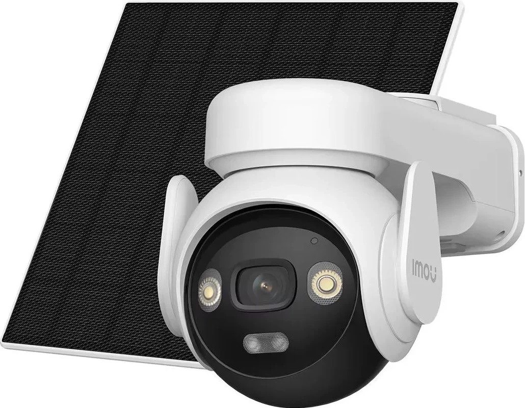 Kamerë sigurie Imou AOV PT 5MP, WiFi+4G, panel diellor, e bardhë