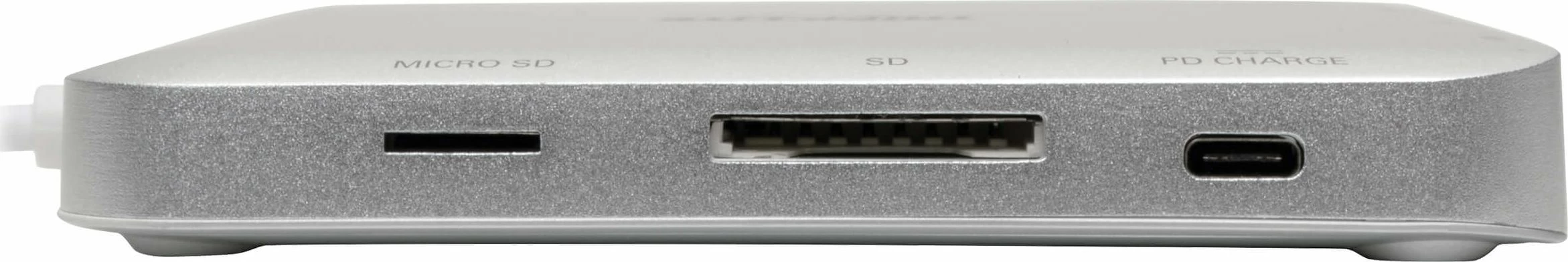 Stacion docking USB-C Tripp Lite U442-DOCK2-S, 4K, PD 60W, HDMI/VGA/mDP, Gigabit Ethernet, USB 3.0 x3, SD/microSD, argjendtë