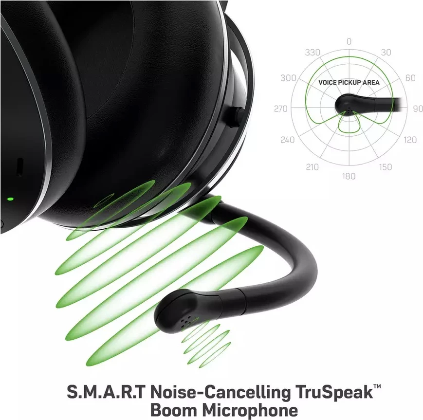 Kufje gaming Turtle Beach Stealth Pro për PS4/PS5, wireless Bluetooth/USB, surround sound, ANC, zi