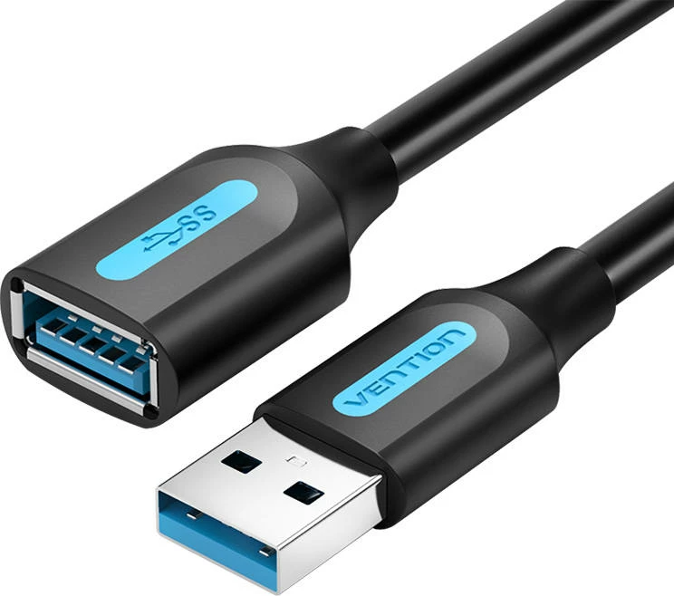 Kabllo zgjatuese USB 3.0 Vention CBHBD, 0.5m, e zezë