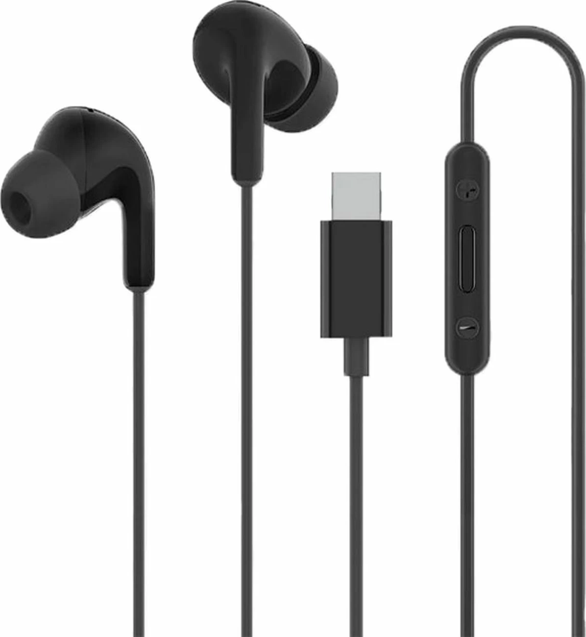 Kufje Xiaomi BHR8931GL in-ear me kabllo USB-C, me mikrofon dhe kontroll 3-butonësh, 12.4mm, IP54, të zeza