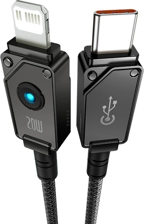 Kabllo USB Baseus Unbreakable, 2 m, 20 W, E zezë