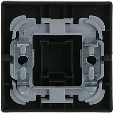 Buton Busch-Jaeger 1751-0-3041, 63x63 mm, plastikë, i zi