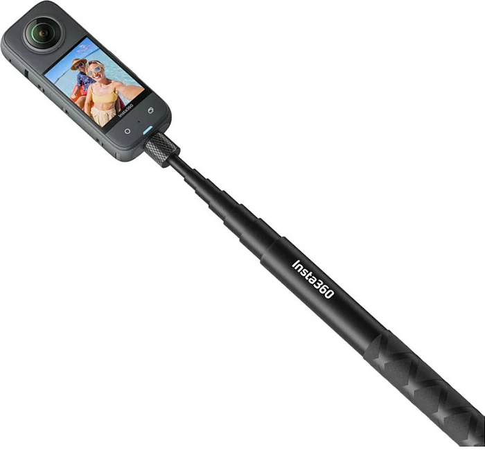 Selfie stick Insta360 Invisible 114cm, teleskopik, alumini, zi
