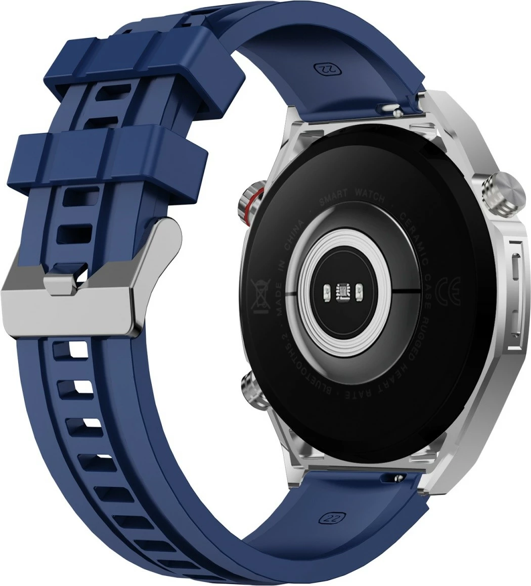 Smartwatch EcoWatch EW01 SL, 1.5", Bluetooth, 400 mAh, Argjend