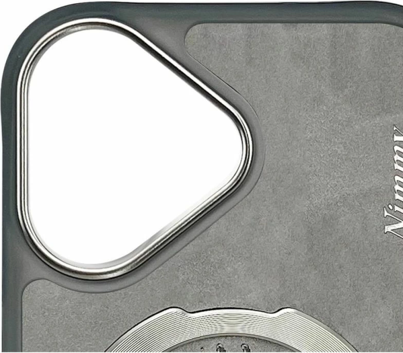 Kapak telefoni Nimmy Dragon MagSafe iPhone 16, gri