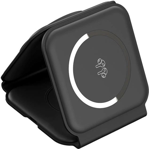 Karikues wireless 3-në-1 Choetech T588-F, 15W, i zi