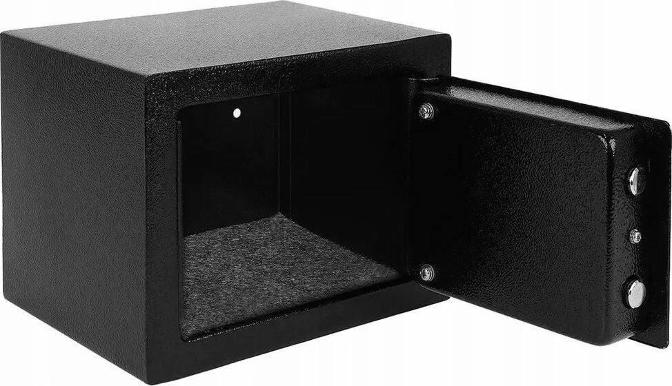 Kasafortë ExtraLink S-404, 4.5 L, bravë me çelës, 230×170×170 mm, e zezë, set 3 çelësa