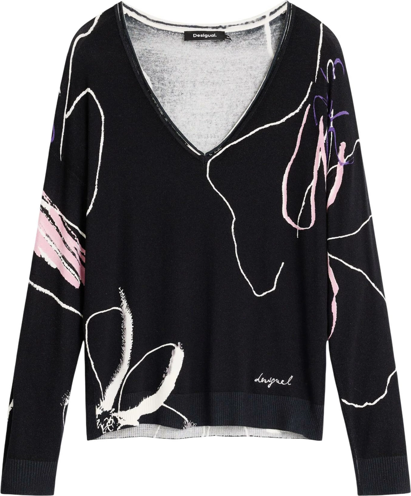 Xhemper për femra Desigual 26WWJF29, i zi [Madhësia: XS]