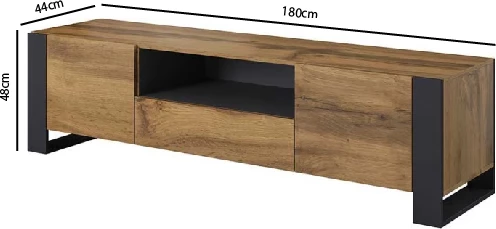 TV komodë moderne WOODY [Ngjyra: Kafe]