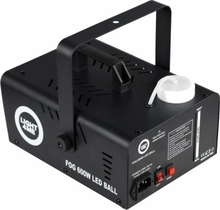 Makineri tymi me dritë LED Light4Me FOG 600W, e zezë