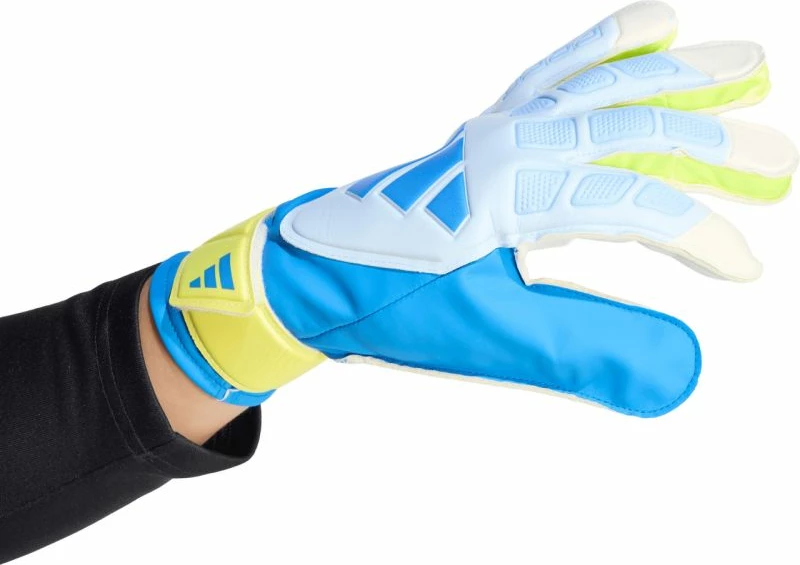 Doreza portieri adidas Predator KA7786, të bardha/verdhë/kaltër [Madhësia: 7]