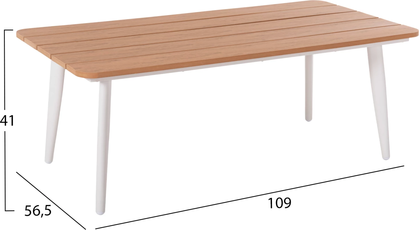 Set ulëse për kopsht MAERLY FH6056.01, 4 pjesë, i bardhë/antracit