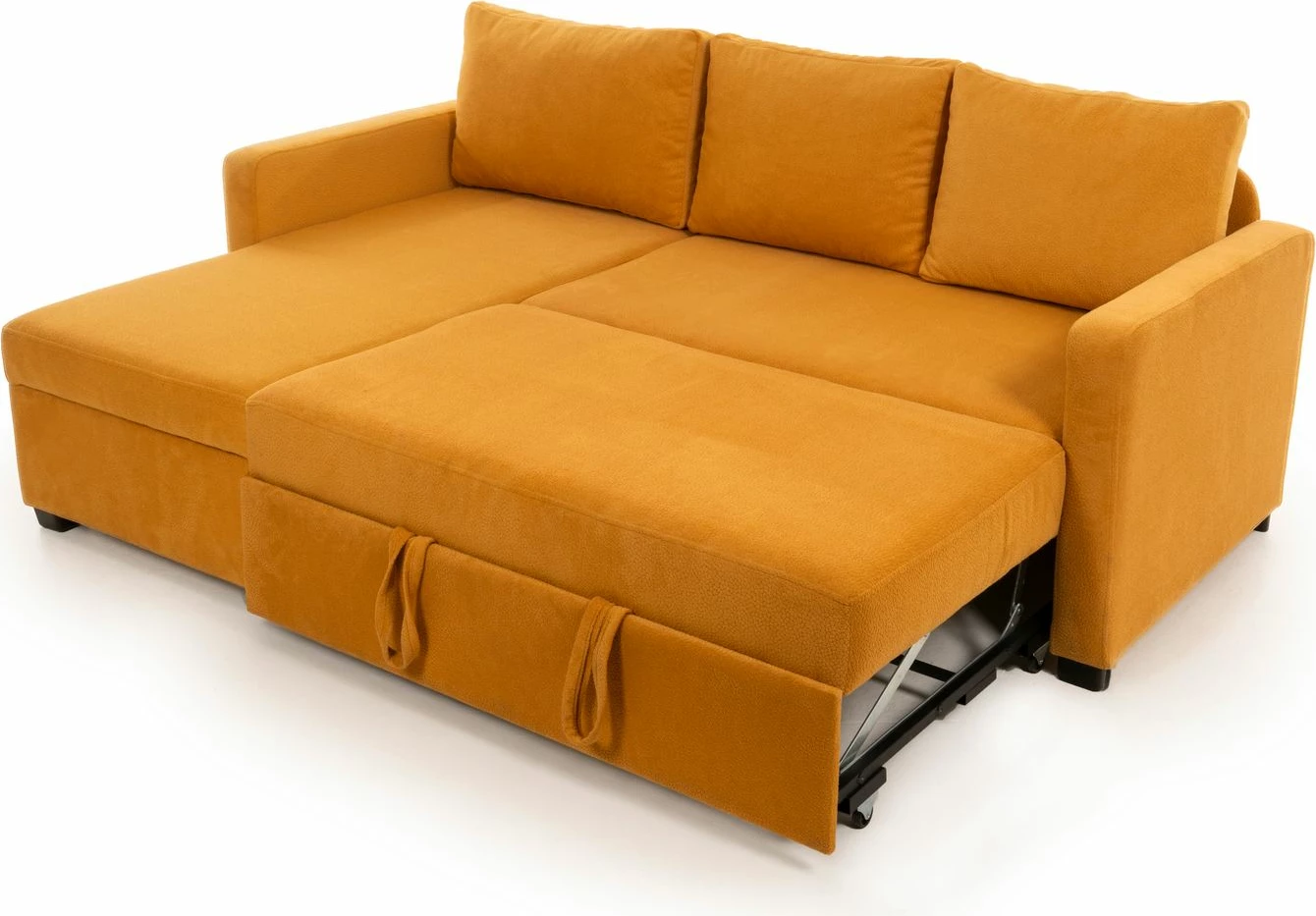 Kënd-sofë krevati, ngjyrë mustard, Atelier del Sofa, Kado
