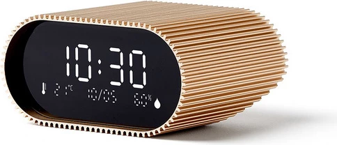 Orë portative me alarm Lexon Minut LR155VG3, LCD, USB-C, ari