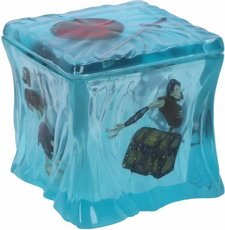 Kuti zarash NEMESIS NOW Dungeons & Dragons Gelatinous Cube, rrëshirë, e pikturuar me dorë, e licencuar zyrtarisht, transparente blu