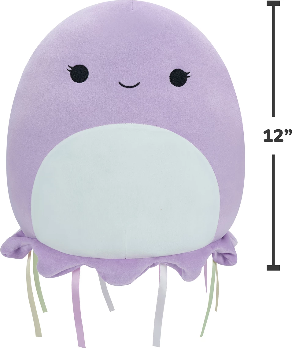 Lodër për fëmijë Original Squishmallows 12' Soft Toy - Anni the Purple Jellyfish